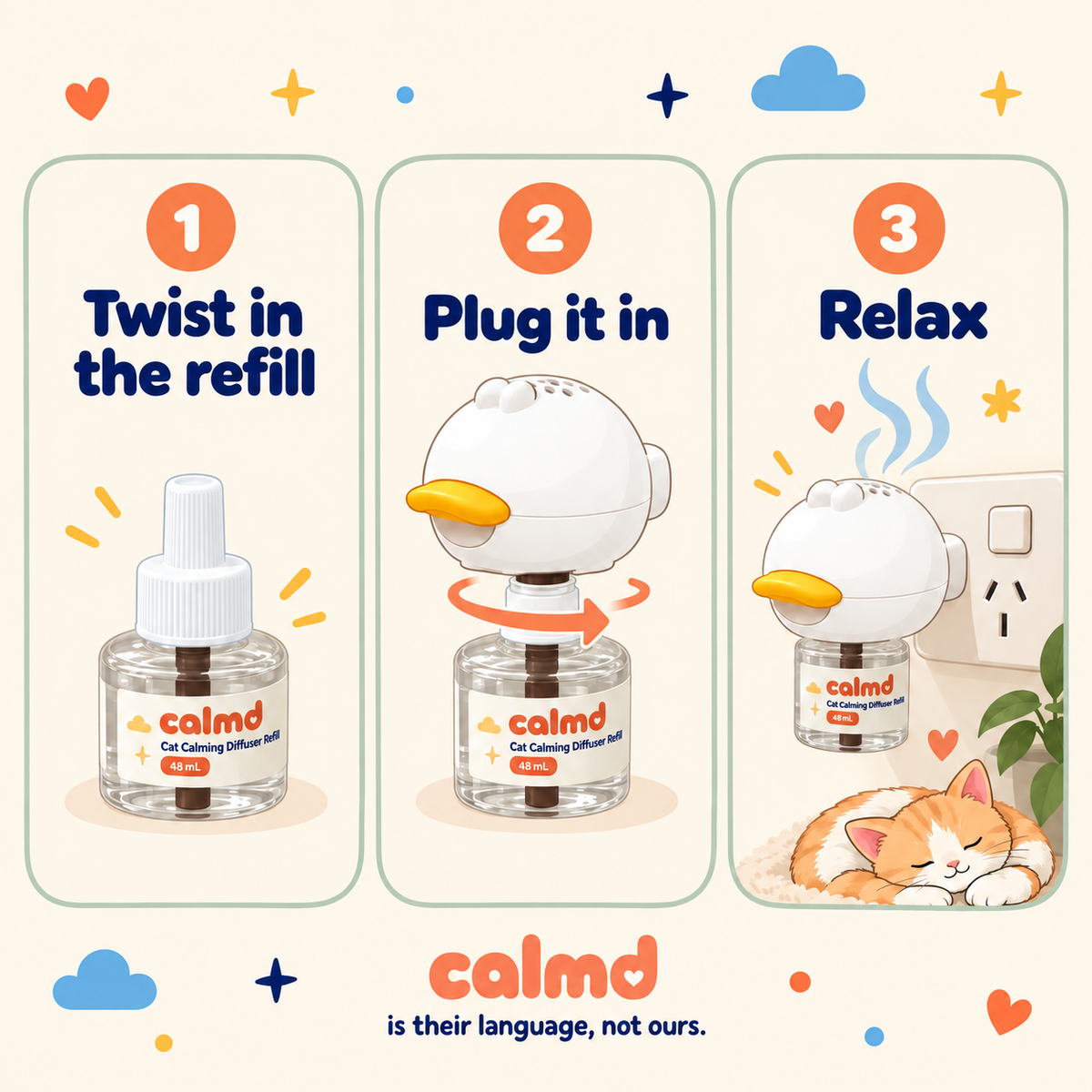 Cat Calming Diffuser Kit
