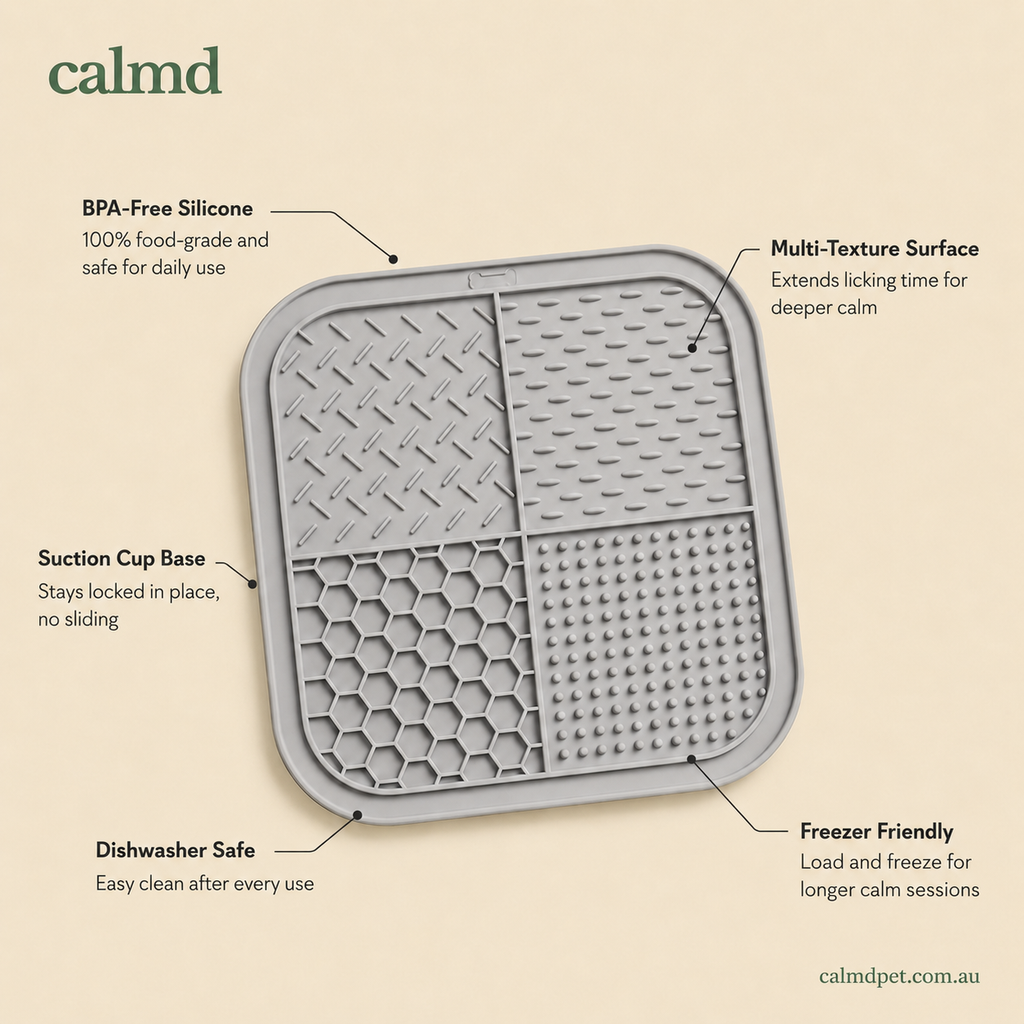 The Calm-Down Lick Mat - Anxiety Relief for Dogs & Cats