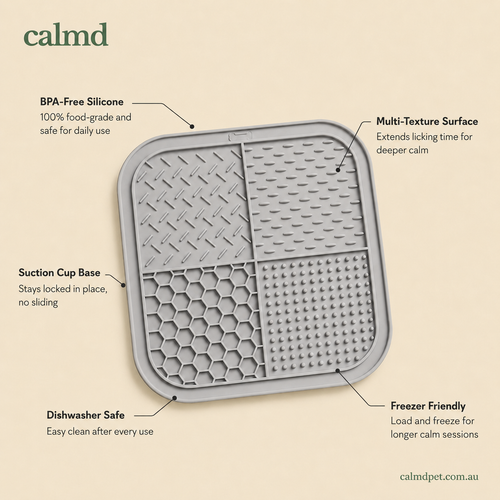 The Calm-Down Lick Mat - Anxiety Relief for Dogs & Cats