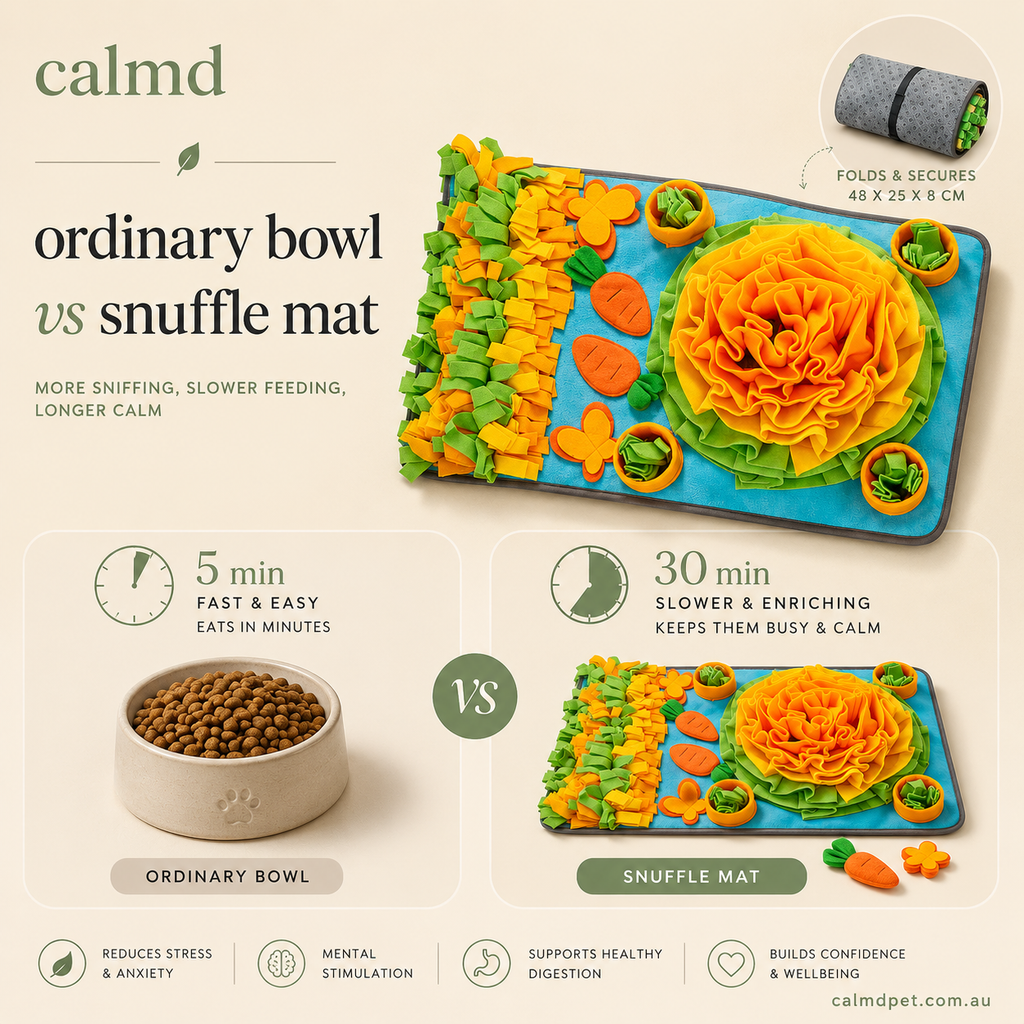 The Calmd Snuffle Garden - Foraging Mat & Enrichment Toy for Anxious Dogs