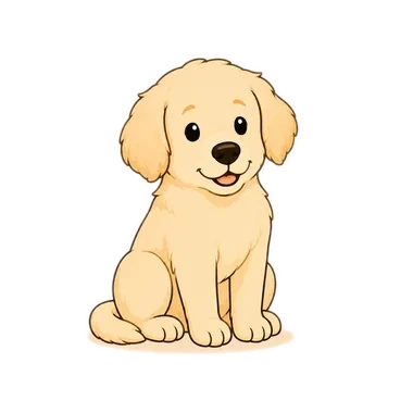 Calmd dog character
